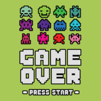 Game Over Press Start Arcade Player Retro Gamer Fashion Visor | Artistshot