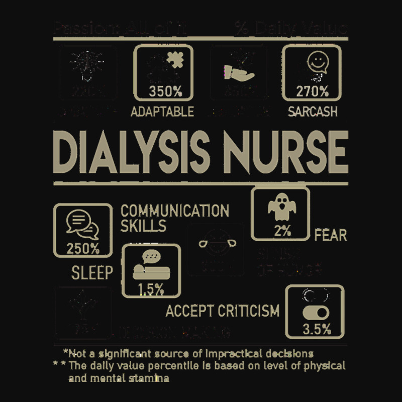 Dialysis Nurse T  Shirt Dialysis Nurse T Shirt   Multitasking Daily Va Crop Top by ndubuque527 | Artistshot