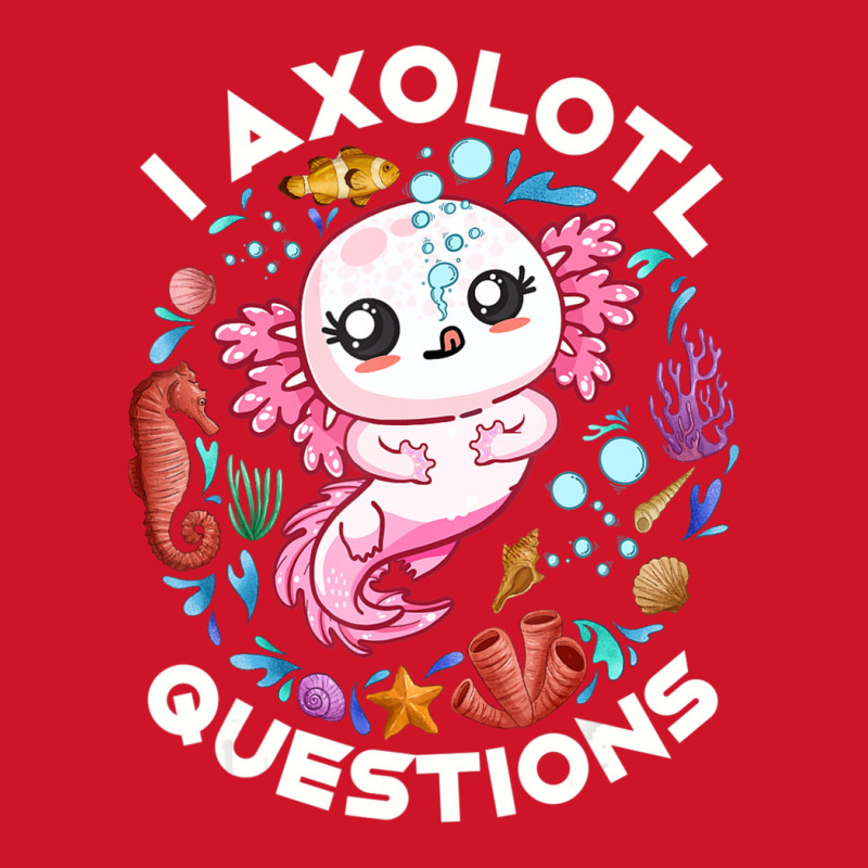 Limited Edition I Axolotl Questions Funny Saying Axolotl Lover Girls K Yupoong Trucker Cap by behindcedar22 | Artistshot