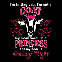 I'm Telling You I'm Not A Goat   My Mom Said  My Mom Said My Mom Is Al Cropped Sweater | Artistshot