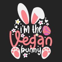 Vegan Design T  Shirt Bunny Ears I'm The Vegan Bunny Matching Easter V 3/4 Sleeve Shirt | Artistshot