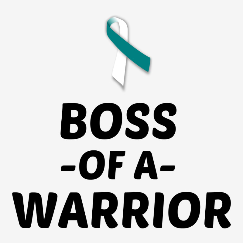 Boss Of A Warrior Cervical Cancer Awareness Accessory Pouches | Artistshot