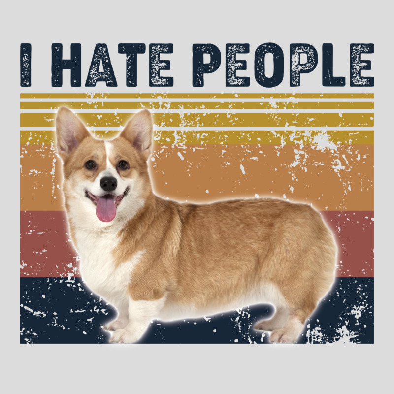 I Hate People Retro Vintage Corgi Men's Polo Shirt by vip.pro123 | Artistshot