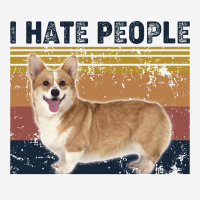 I Hate People Retro Vintage Corgi Classic T-shirt | Artistshot