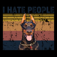 I Hate People Retro Vintage Doberman Unisex Jogger | Artistshot