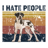 I Hate People Retro Vintage Pointer Baby Tee | Artistshot