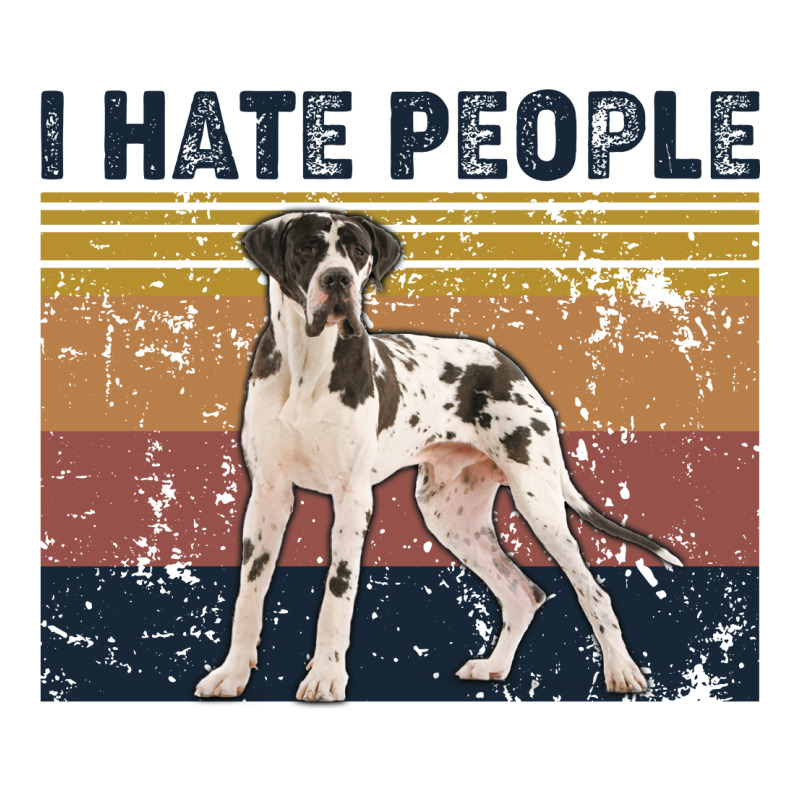 I Hate People Retro Vintage Pointer Baby Tee by vip.pro123 | Artistshot