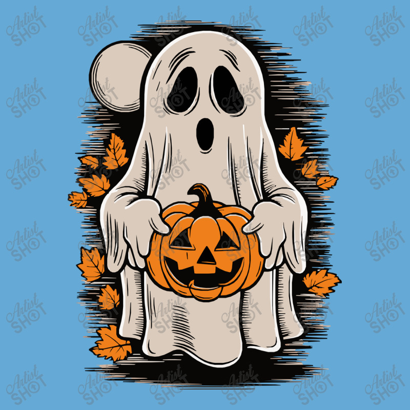 Ghost With Pumpkin, Halloween Basic T-shirt by yashsap | Artistshot