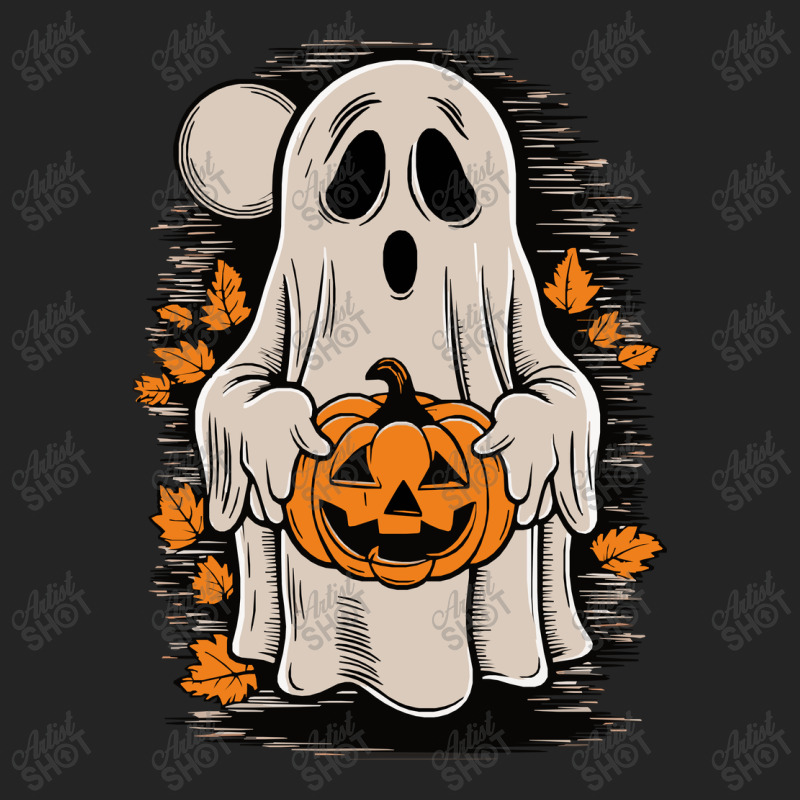 Ghost With Pumpkin, Halloween 3/4 Sleeve Shirt by yashsap | Artistshot