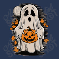 Ghost With Pumpkin, Halloween Men Denim Jacket | Artistshot