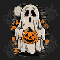 Ghost With Pumpkin, Halloween Classic T-shirt | Artistshot