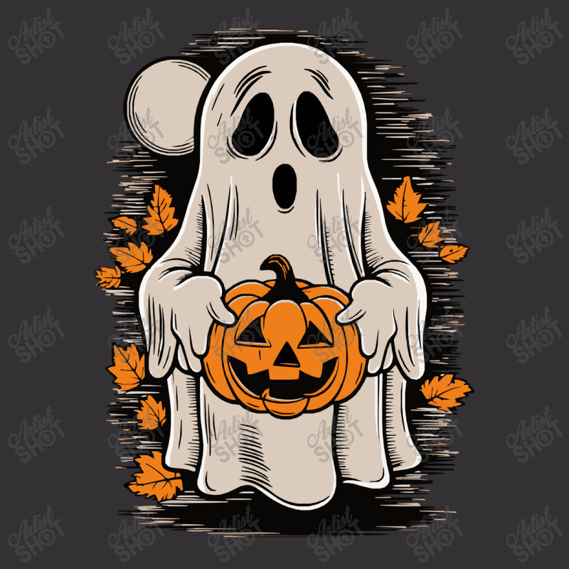 Ghost With Pumpkin, Halloween Vintage Short by yashsap | Artistshot