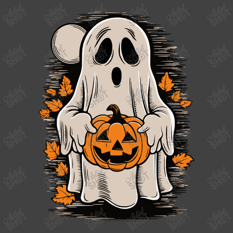 Ghost With Pumpkin, Halloween Vintage T-Shirt by yashsap | Artistshot