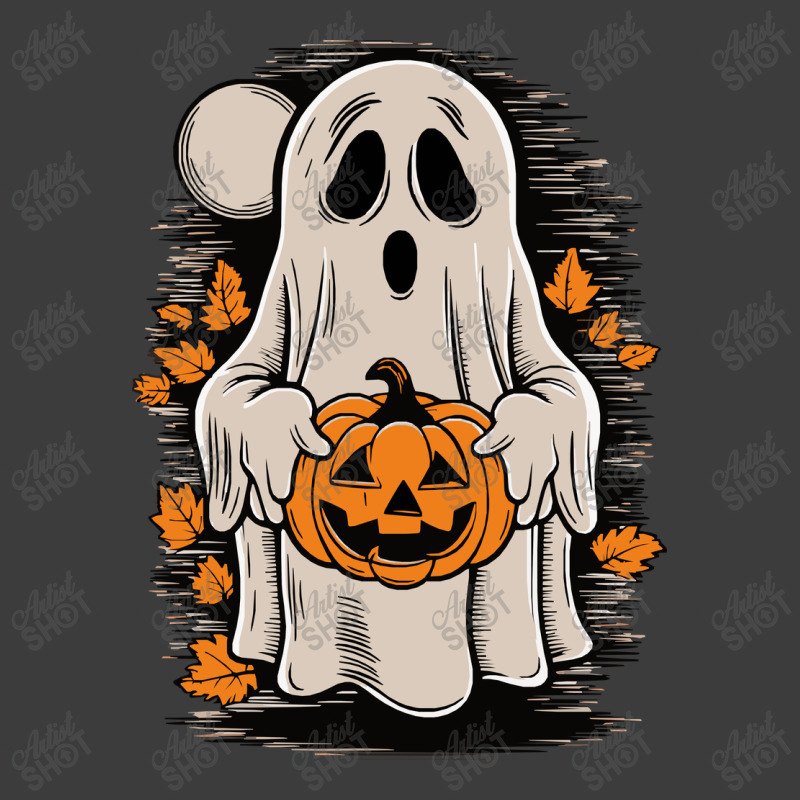 Ghost With Pumpkin, Halloween Men's Polo Shirt by yashsap | Artistshot