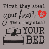 Yorkshire Terrier First They Steal Your Heart Then They Steal Your Bed Vintage Short | Artistshot