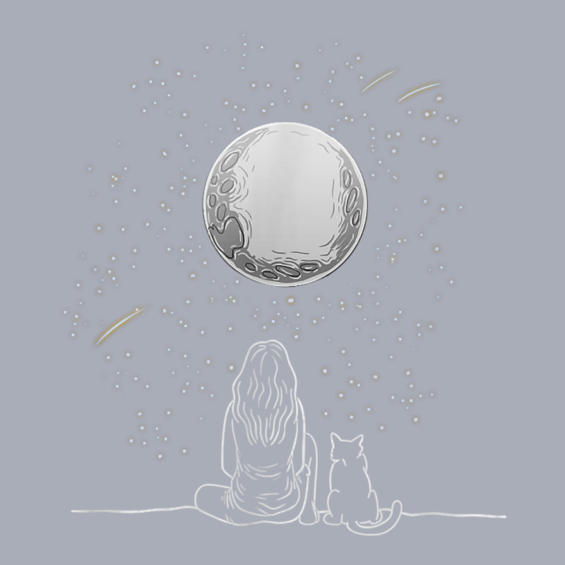 Full Moon Cat Stargazing Cool Lunar Sphere Stargazer Gift T Shirt Tank Dress by kadejahdomenick | Artistshot