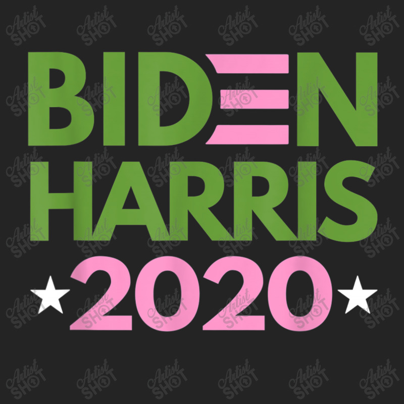 Biden Harris 2020 Pink Green Democrat 3/4 Sleeve Shirt | Artistshot