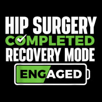 Hip Surgery Completed   Get Well Hip Replacement Recovery T Shirt Adjustable Cap | Artistshot