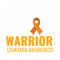 Grandpa Of A Warrior Leukemia Awareness White Sticker | Artistshot