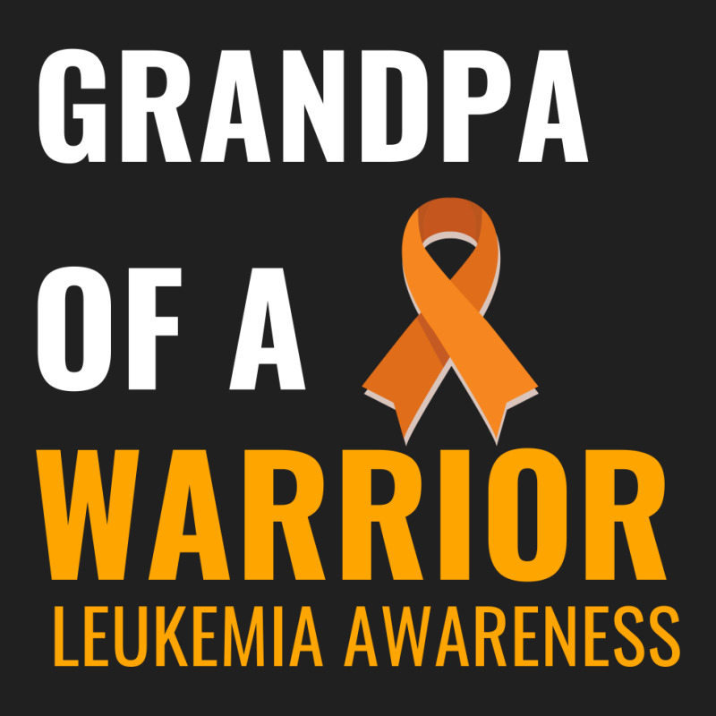 Grandpa Of A Warrior Leukemia Awareness White Drawstring Bags | Artistshot