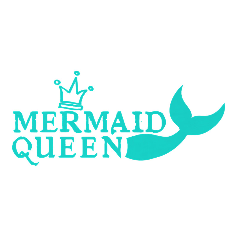 Mermaid Queen Cute Graphic Tail Crown Fun Summer Beach Premium T Shirt Sticker | Artistshot