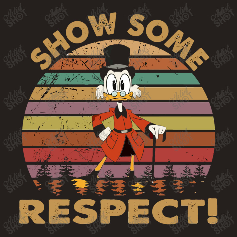 Vintage Some Respect Retro Duck Tales Art Gift For Fans Tank Top | Artistshot