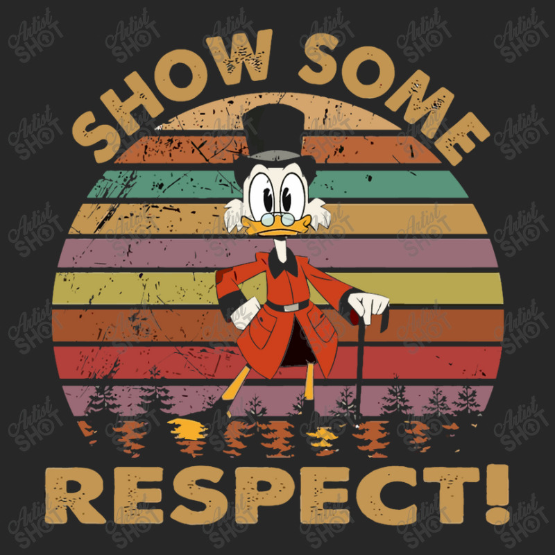 Vintage Some Respect Retro Duck Tales Art Gift For Fans Men's T-shirt Pajama Set | Artistshot