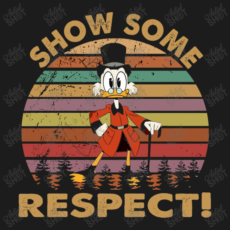 Vintage Some Respect Retro Duck Tales Art Gift For Fans Hoodie & Jogger Set | Artistshot