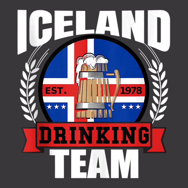 Iceland Drinking Team Funny Icelandic Flag Beer Party Gift Tank Top Ladies Curvy T-Shirt by kadejahdomenick | Artistshot