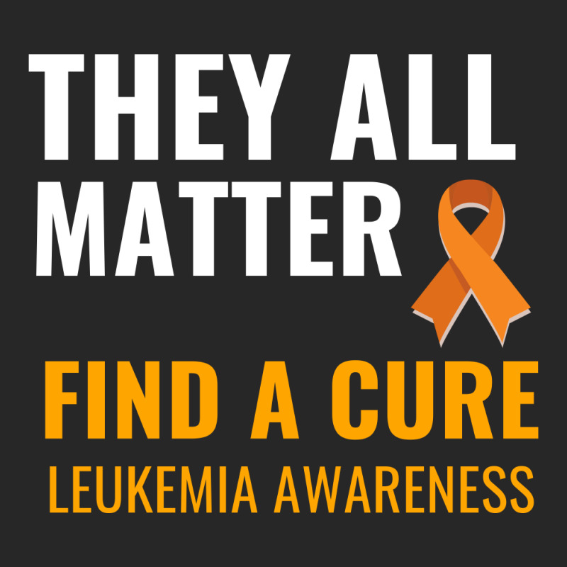 They All Matter Find A Cure Leukemia Awareness Men's T-shirt Pajama Set | Artistshot