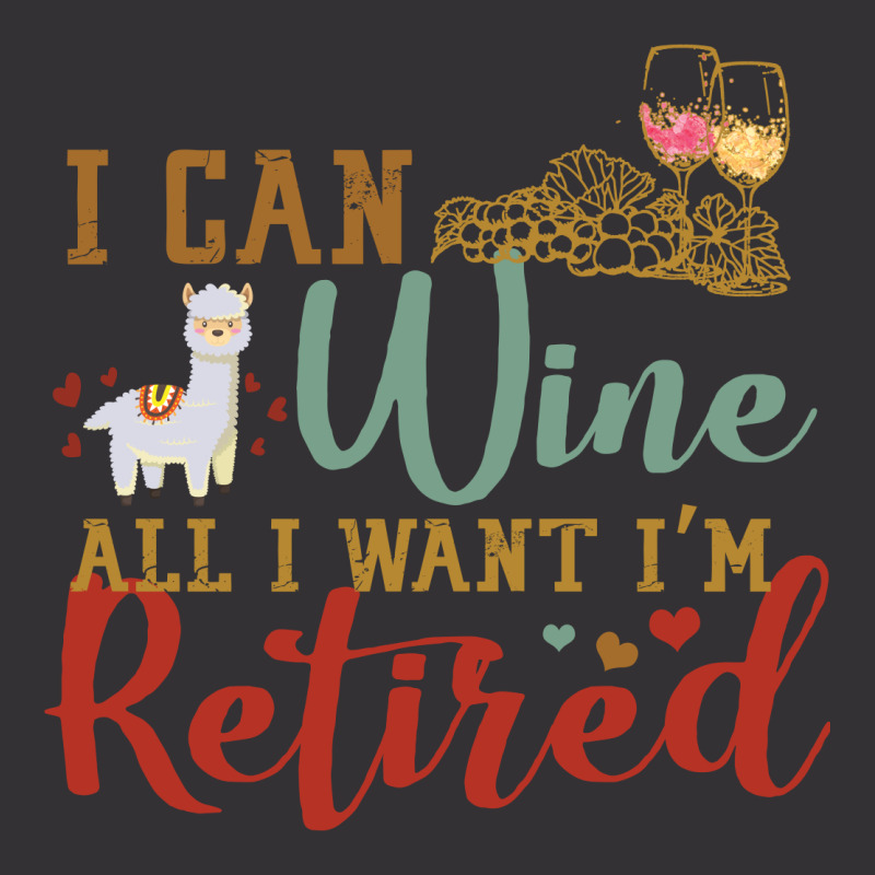 I Can Wine All I Want I'm Tired Retro Vintage Llama Vintage Hoodie | Artistshot