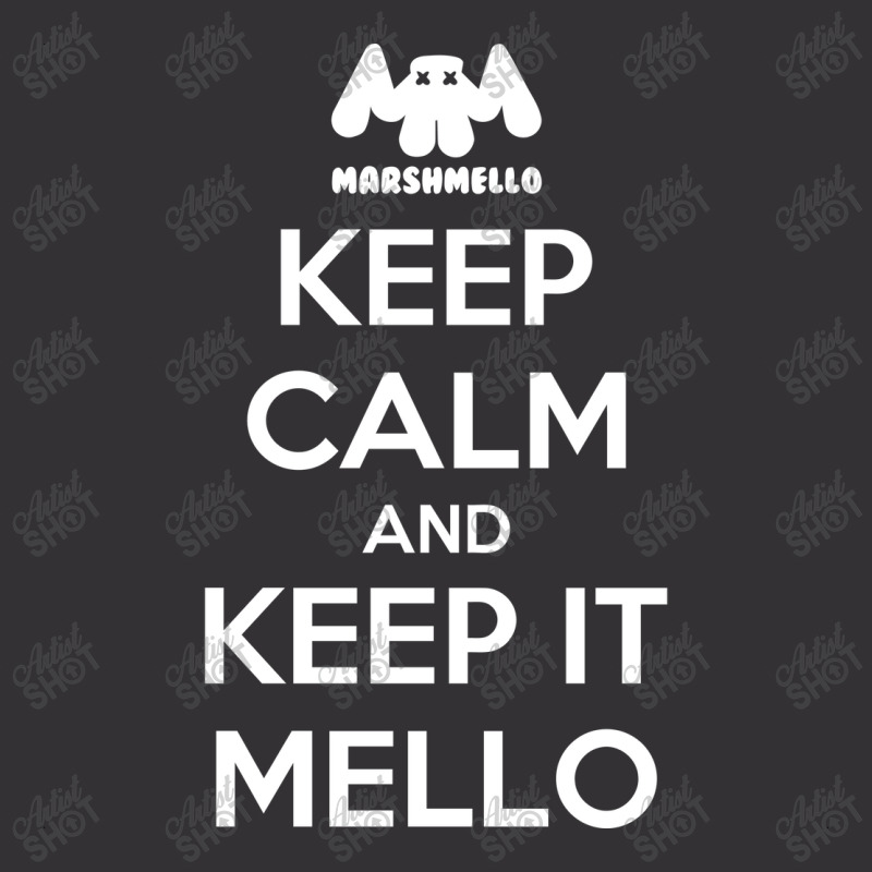 Keep Calm And Keep It Mello White Vintage Hoodie | Artistshot