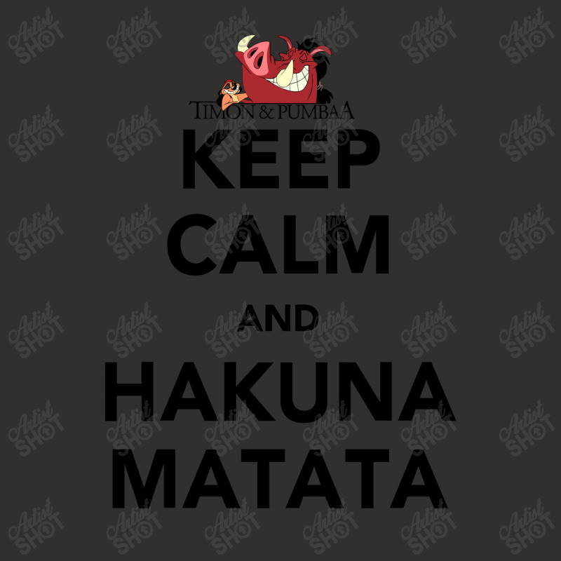 Hakuna Keep Calm Champion Hoodie by Bento99 | Artistshot