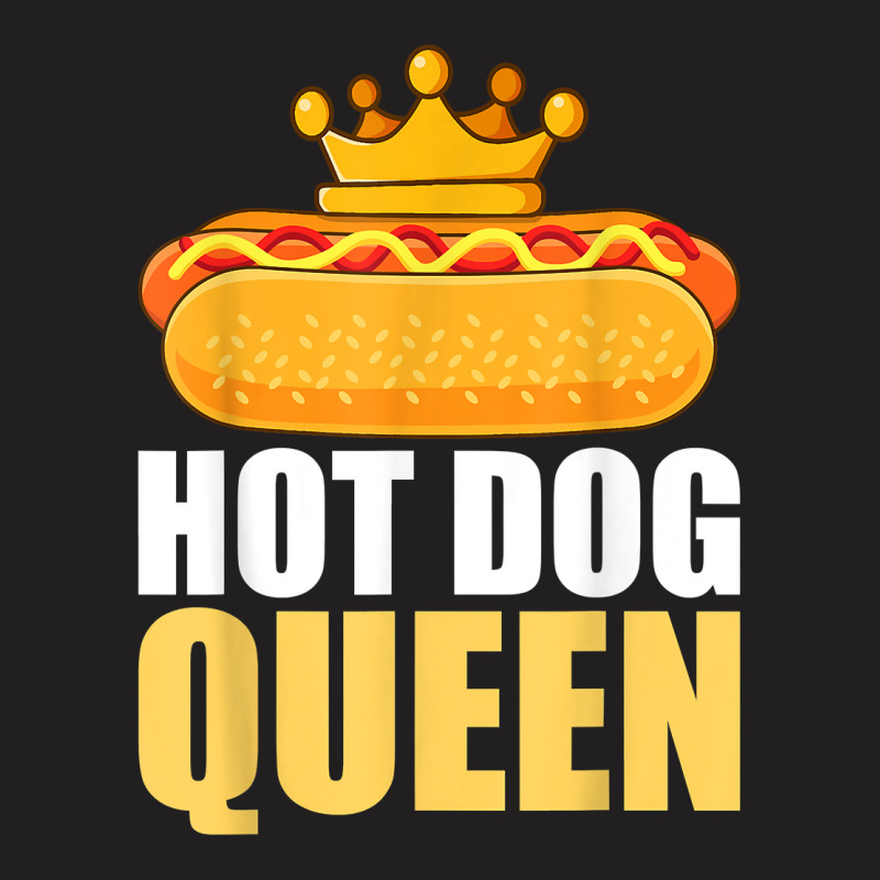 Funny Hot Dog For Women Girls Grilled Wiener Sausage Buns T Shirt T-Shirt by adam.troare | Artistshot