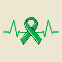 Kidney Donor Heartbeat Tee Organ Green Ribbon Awareness T Shirt Cropped Hoodie | Artistshot