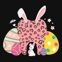 Bunny Ears T  Shirt Dental Cute Tooth Bunny Ears Leopard Print Easter Baby Beanies | Artistshot