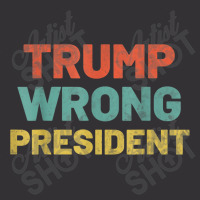 Trump Wrong President Anti Trump Impeach Vintage Short | Artistshot