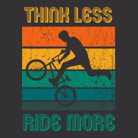 Think Less Ride More, Ride A Bike, Bmx Stunts Vintage Hoodie | Artistshot