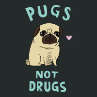 Pugs Not Drugs Women's Triblend Scoop T-shirt | Artistshot