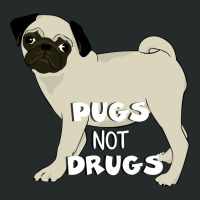 New Pugs Not Drugs Women's Triblend Scoop T-shirt | Artistshot