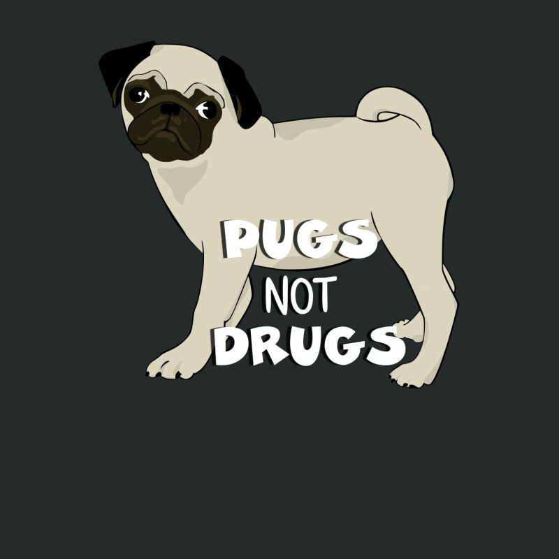 New Pugs Not Drugs Women's Triblend Scoop T-shirt | Artistshot