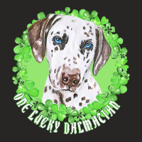 St Patricks Day Gift T  Shirt One Lucky Dalmatian Funny St. Patrick Do Ladies Fitted T-shirt | Artistshot