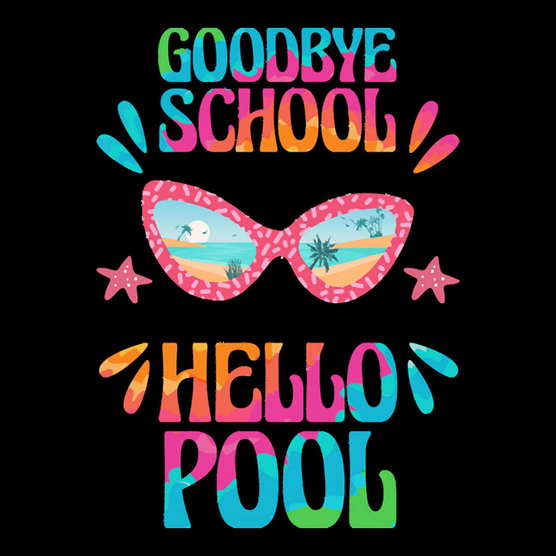 Goodbye School Hello Pool T  Shirt Goodbye School Hello Pool T  Shirtb Long Sleeve Baby Bodysuit | Artistshot