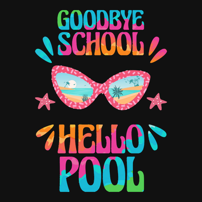 Goodbye School Hello Pool T  Shirt Goodbye School Hello Pool T  Shirtb Baby Bibs | Artistshot