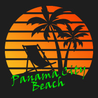 Outdoor T  Shirt Panama City Beach Retro Vintage Sunset T  Shirt Classic T-shirt | Artistshot