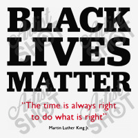 Blm The Time Is Always Rightsto Do What Is Right Baby Bibs | Artistshot