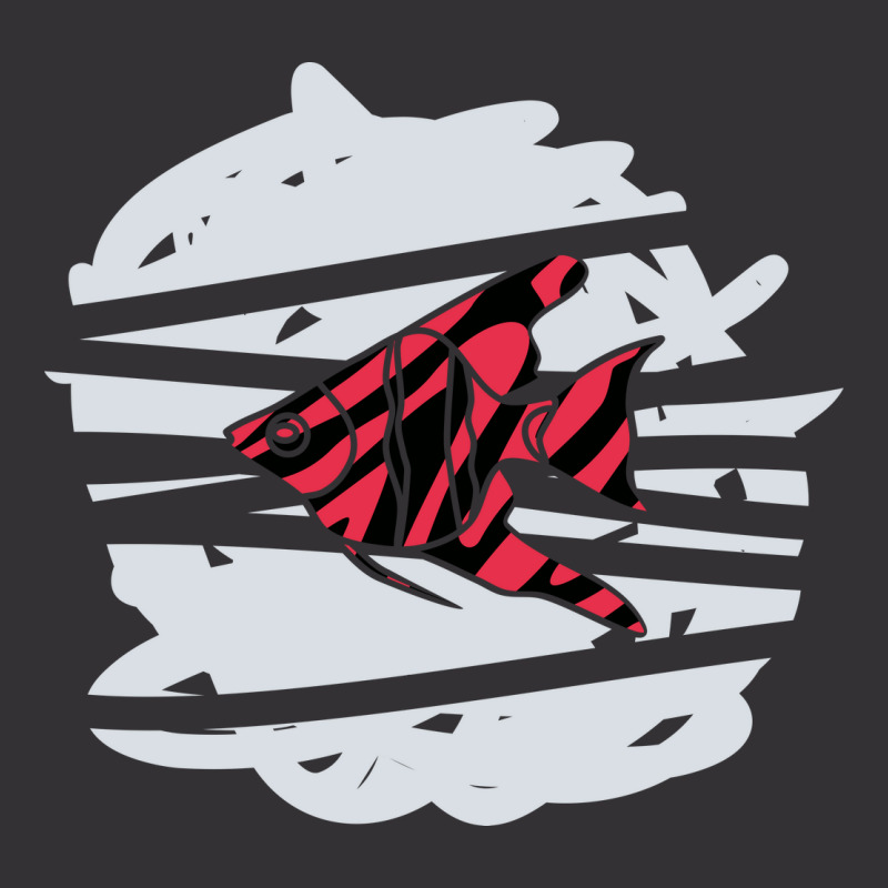 Zebra Red Skin Freshwater Angelfish Vintage Hoodie And Short Set by selos47 | Artistshot