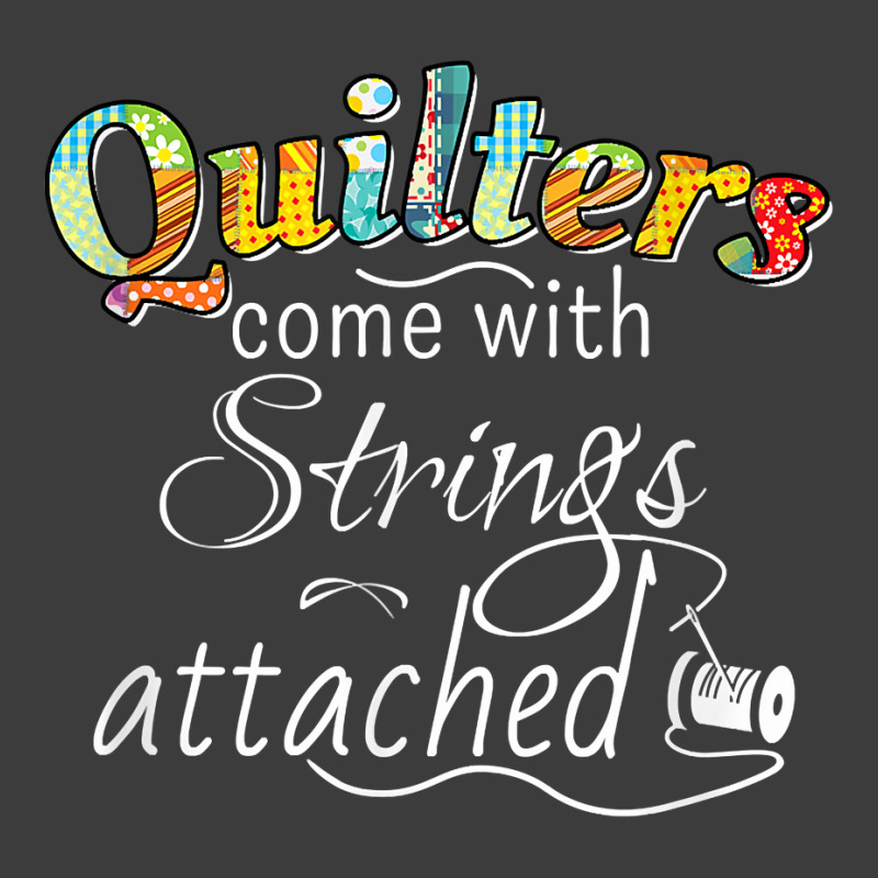 Funny Quilters Come With Strings Attached T Shirt Men's Polo Shirt | Artistshot