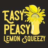 Lemon T  Shirt Easy Peasy Lemon Squeezy Summertime Lemonade Lover T  S Ladies Fitted T-shirt | Artistshot