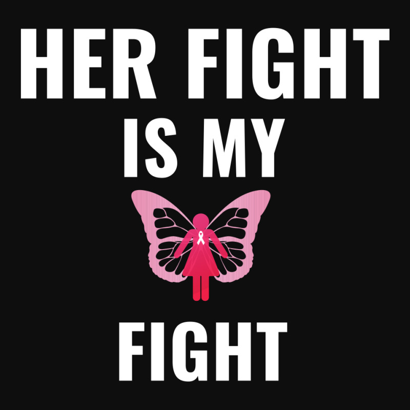 Her Fight Is My Fight White Crop Top by Perfect Designers | Artistshot